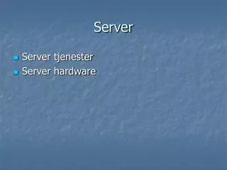 server