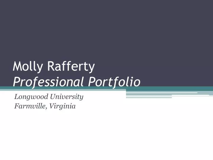 molly rafferty professional portfolio