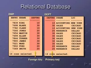 Relational Database
