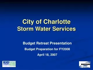 City of Charlotte Storm Water Services