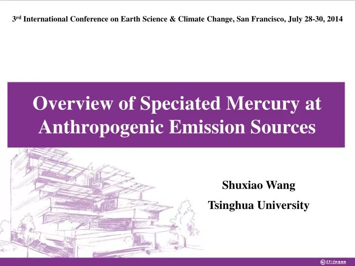 overview of speciated mercury at anthropogenic emission sources