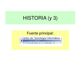 historia y 3