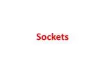 Sockets - slide 1