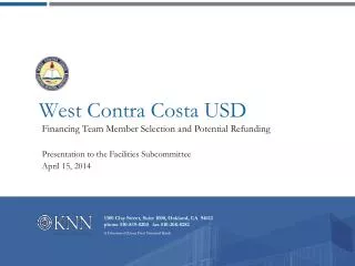 West Contra Costa USD
