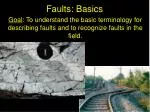 Faults: Basics - slide 1