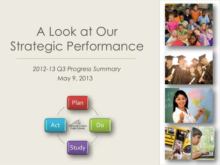 a look at our strategic performance