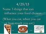 Influences on Food Choices: Hunger vs. Appetite and Nutritional Value - slide 1