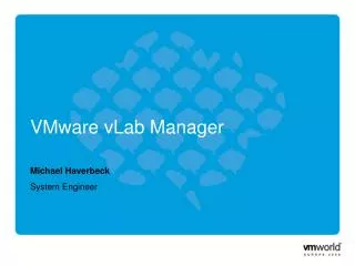 vmware vlab manager
