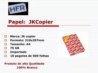 papel jkcopier