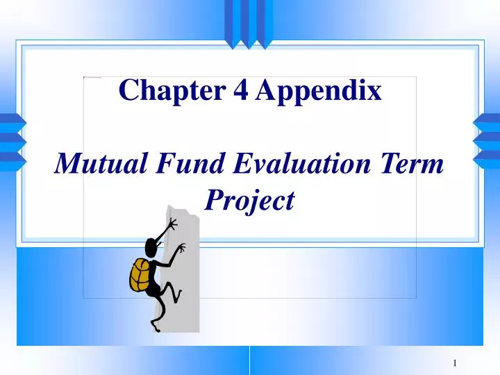 chapter 4 appendix mutual fund evaluation term project