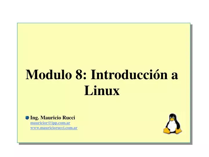 modulo 8 introducci n a linux
