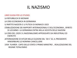 il nazismo