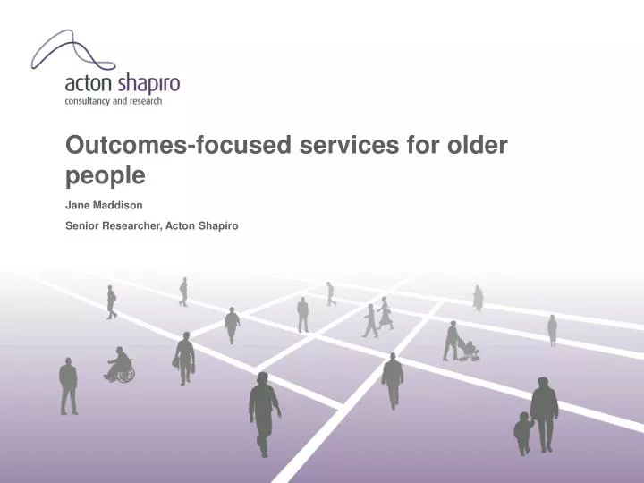 outcomes focused services for older people