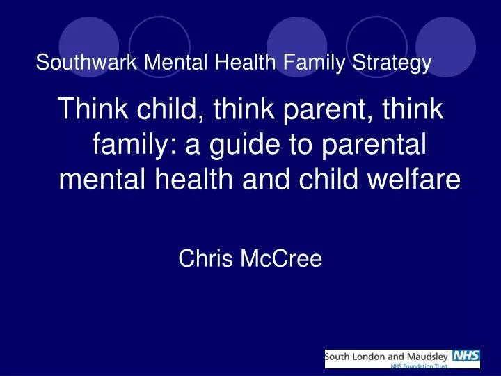 southwark mental health family strategy