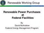 Renewable Working Group - slide 1