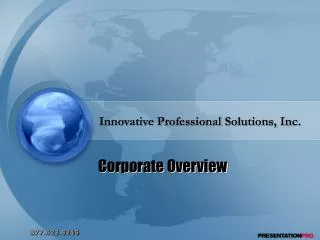 Innovative Professional Solutions, Inc.