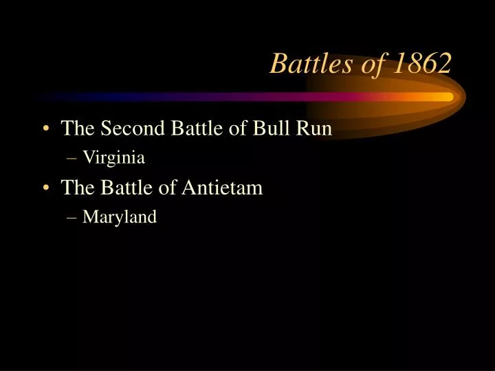 battles of 1862