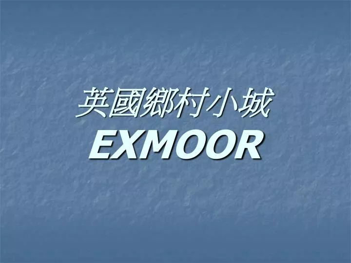 exmoor