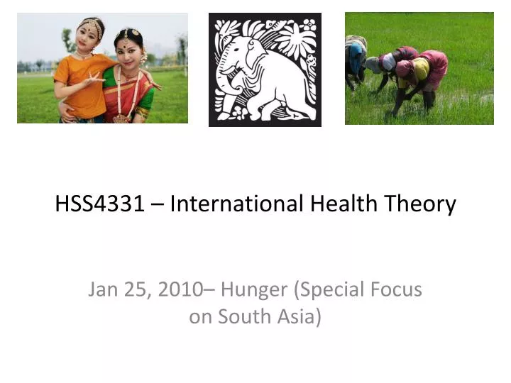 hss4331 international health theory