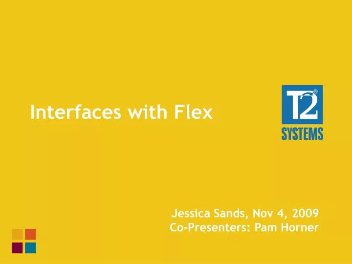 interfaces with flex