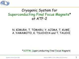 Cryogenic System for Superconducting Final Focus Magnets * at ATF-2