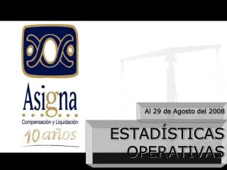 estad sticas operativas