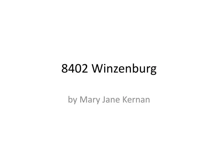 8402 winzenburg