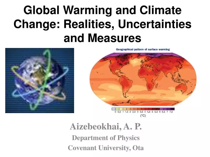global warming and climate change realities uncertainties and measures