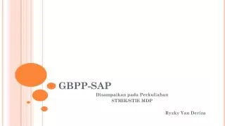 gbpp sap
