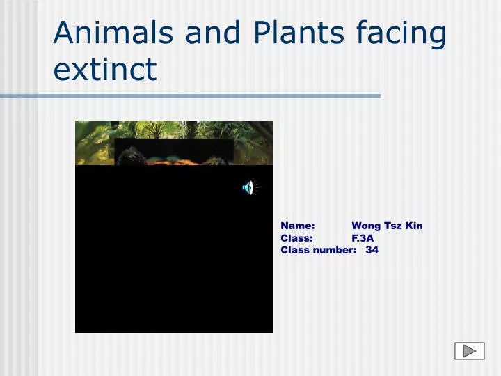 animals and plants facing extinct