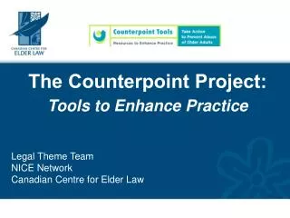 The Counterpoint Project: Tools to Enhance Practice