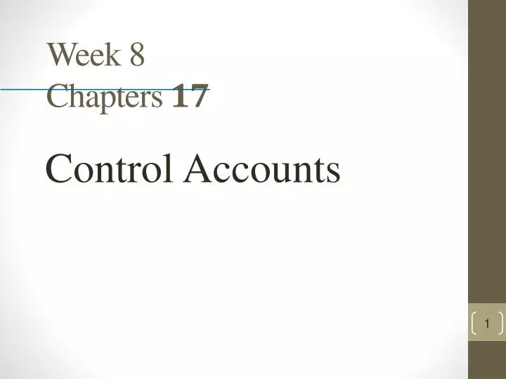 week 8 chapters 17