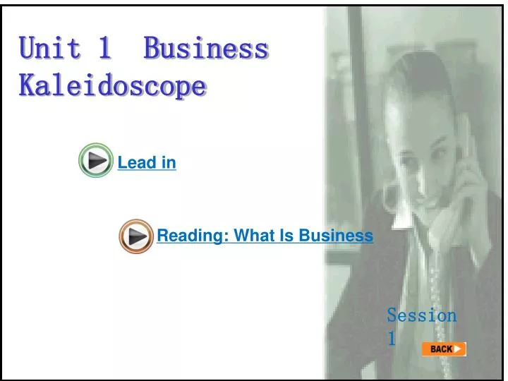 unit 1 business kaleidoscope