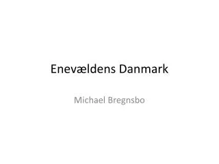 enev ldens danmark