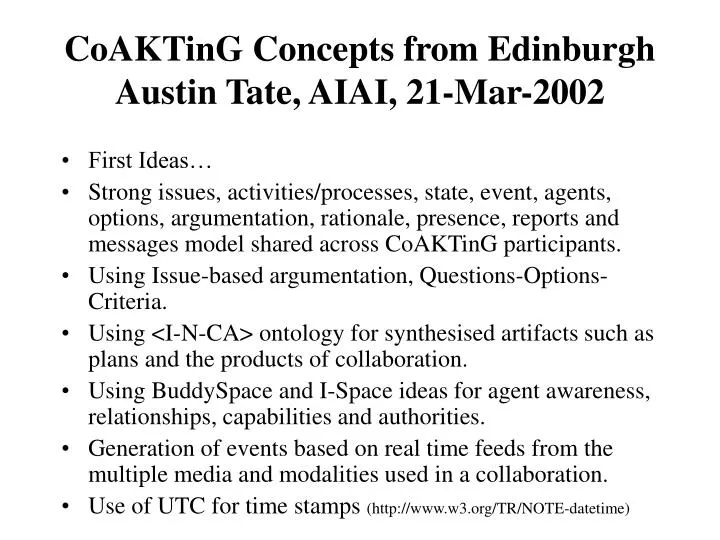 coakting concepts from edinburgh austin tate aiai 21 mar 2002