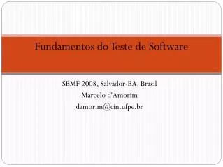 fundamentos do teste de software