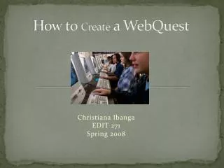 How to Create a WebQuest