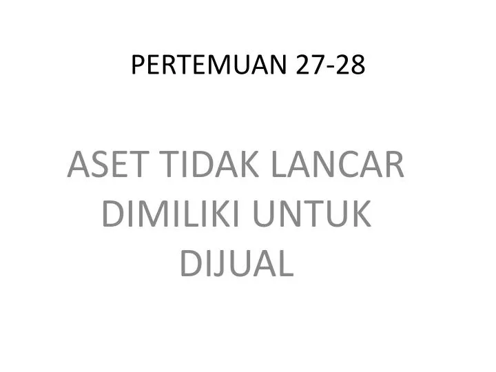 pertemuan 27 28