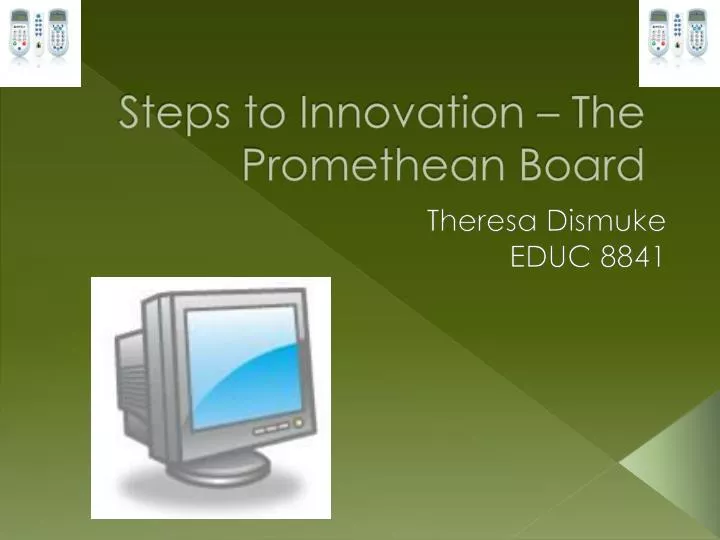steps to innovation the promethean board