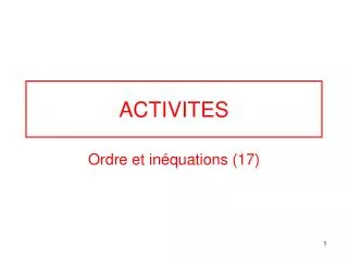 activites