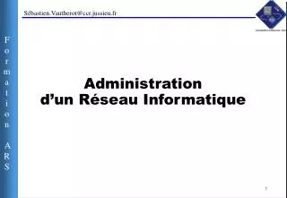 administration d un r seau informatique
