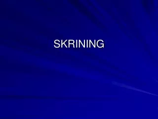 skrining