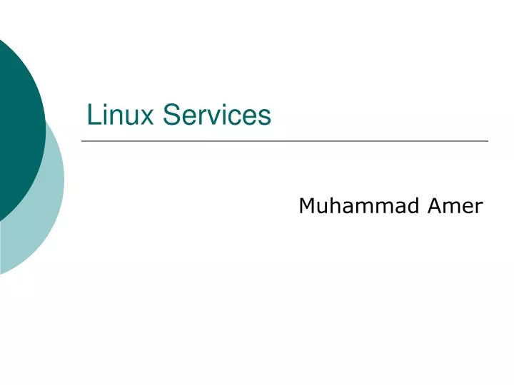 linux services