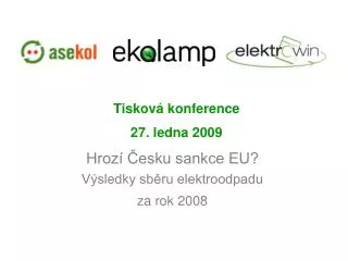 tiskov konference 27 ledna 2009