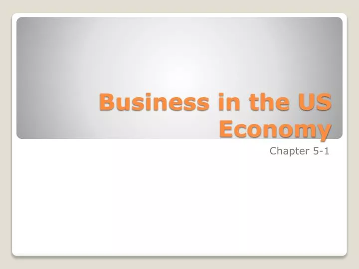 business in the us economy