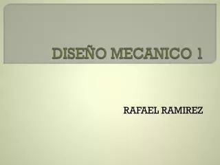 dise o mecanico 1