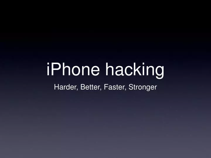 iphone hacking