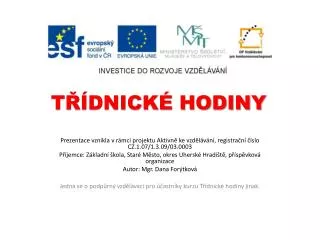 t dnick hodiny