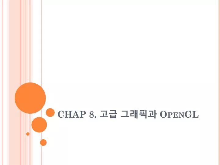 chap 8 opengl