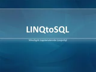 linqtosql